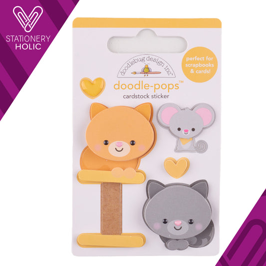 Doodlebug Design - Doodle Pop Sticker - Playful Pals