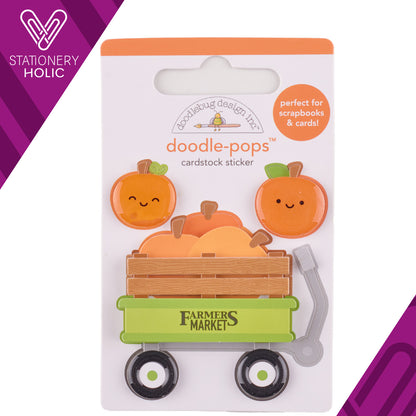 Doodlebug Design - Doodle Pop Sticker - Pumpkin Patch