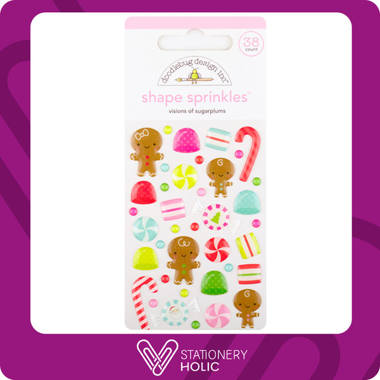 Doodlebug Design - Enamel Sprinkles - Visions Of Sugarplums