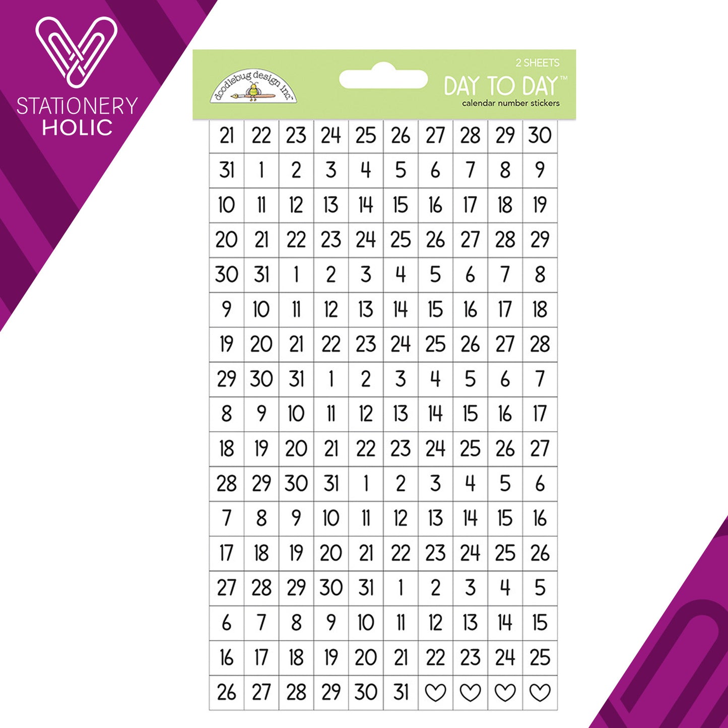 Doodlebug Design - Stickers - Day To Day