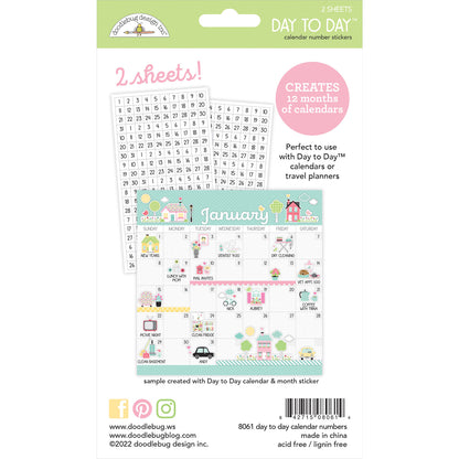 Doodlebug Design - Stickers - Day To Day