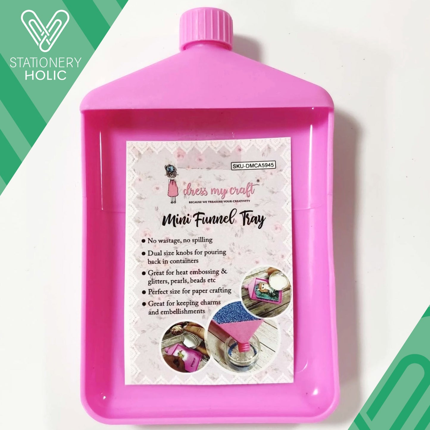 Dress My Craft - Bandeja Embudo - Rosa