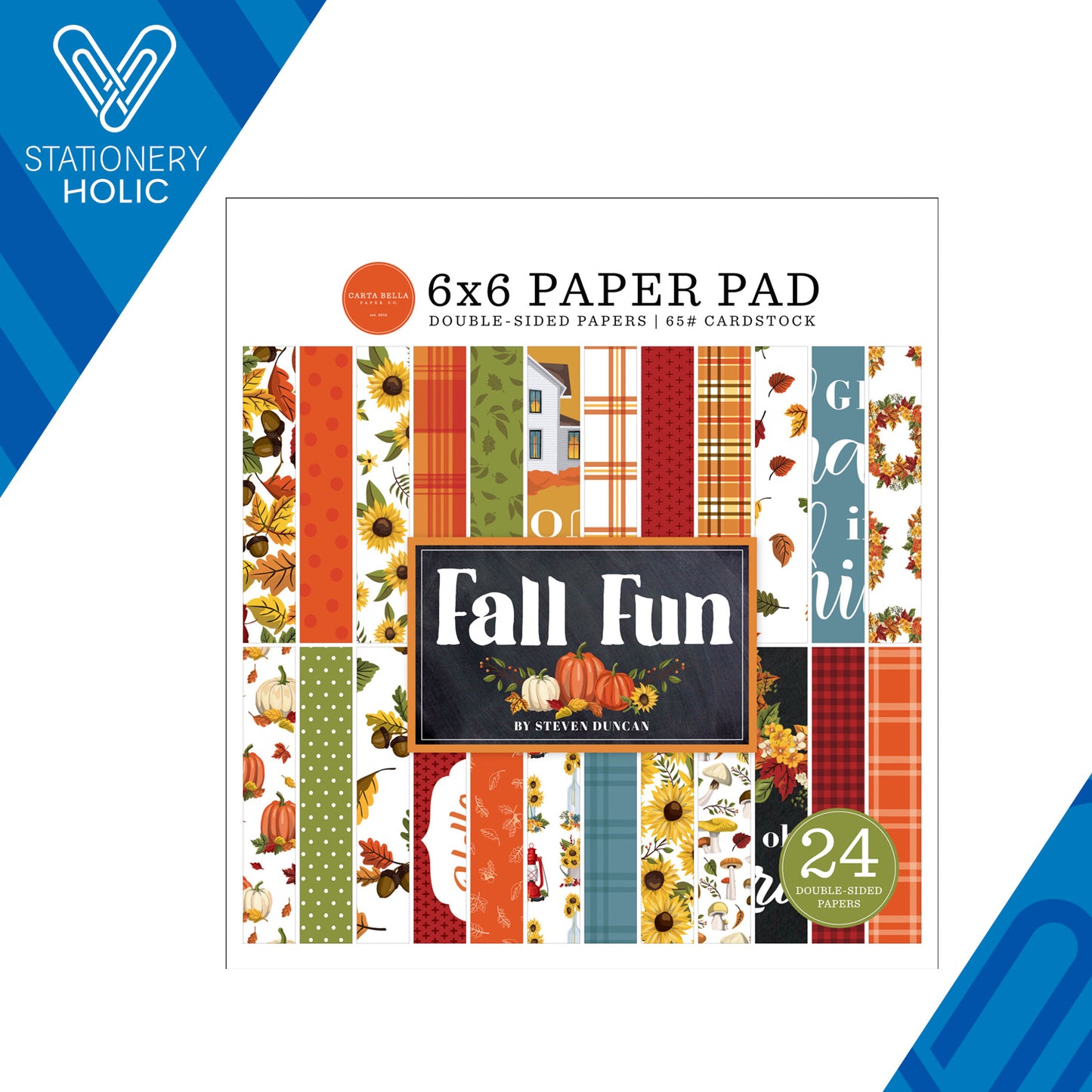 Echo Park - Bloc Papel 6 x 6 - Fall Fun