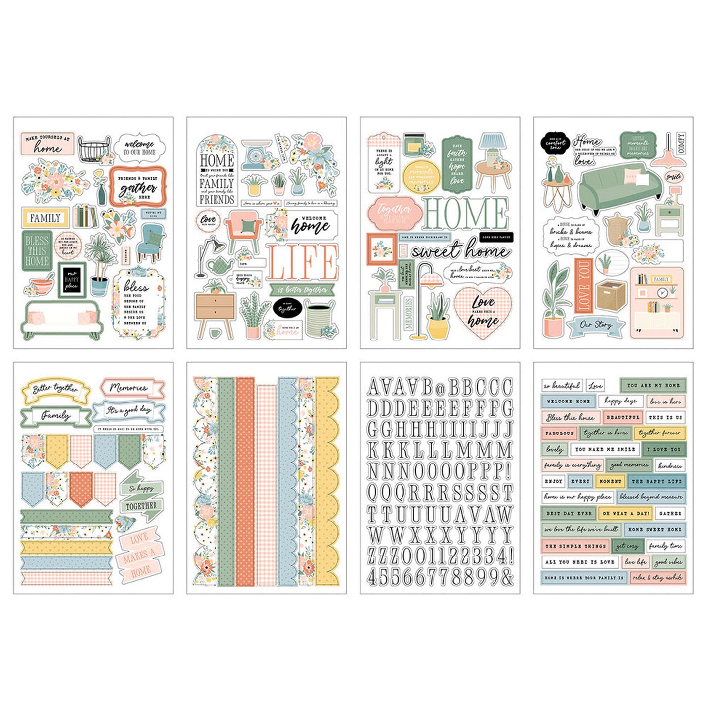 Echo Park - Sticker Book - Our Happy Place