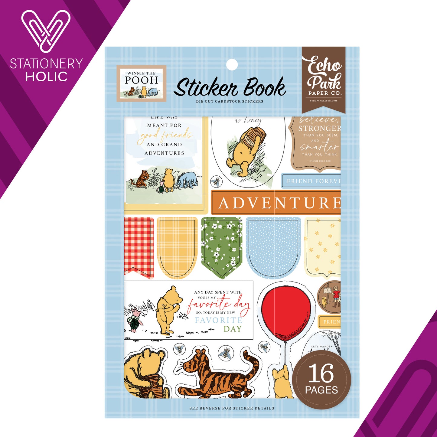 Echo Park - Sticker Book - Winnie The Pooh