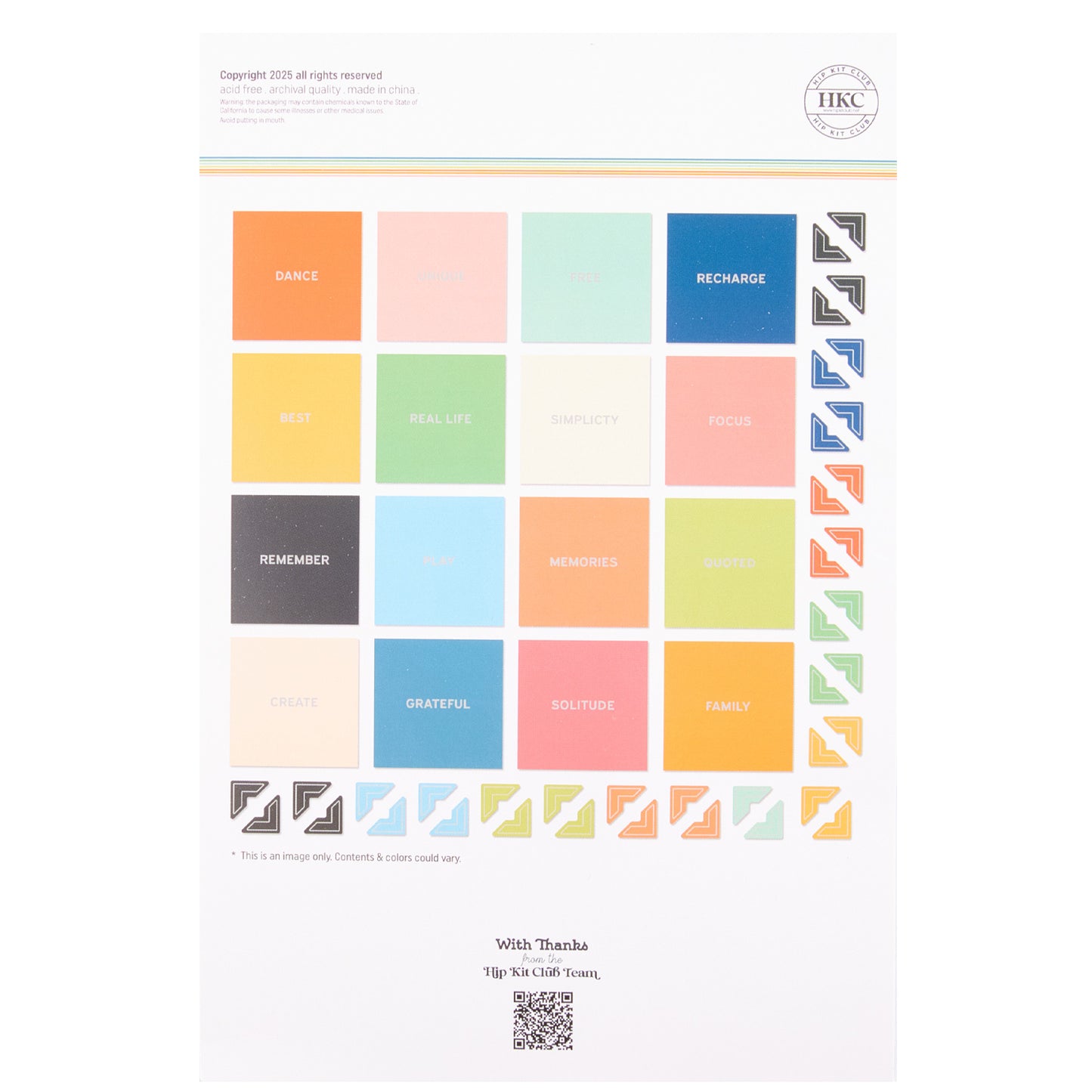 Hip Kit Club - Ephemera Corners - Our Stories