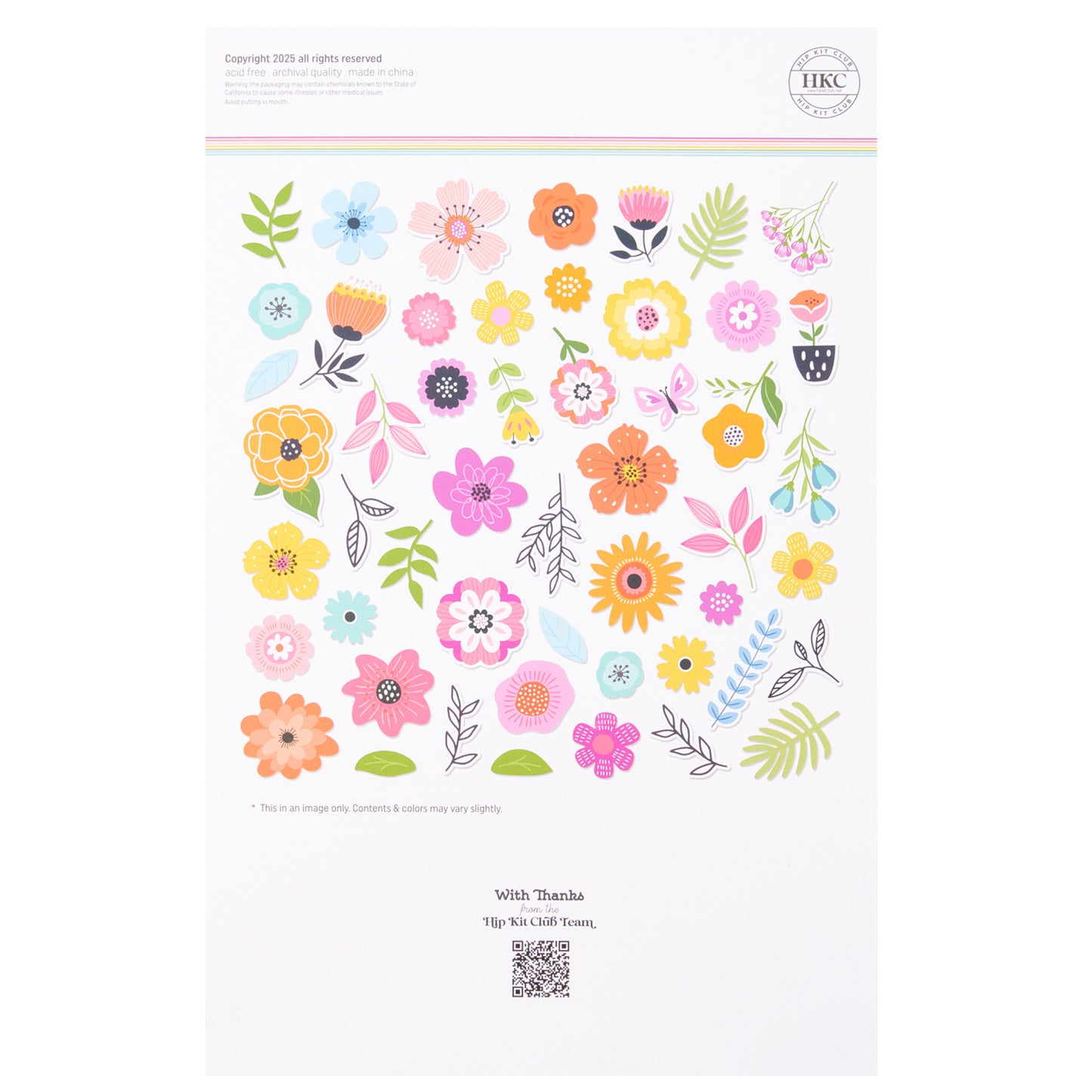 Hip Kit Club - Ephemera Florals - Sass & Sweetness