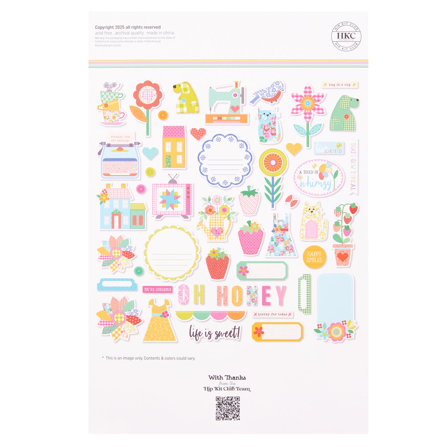 Hip Kit Club - Ephemera Icons - A Touch Of Whimsy