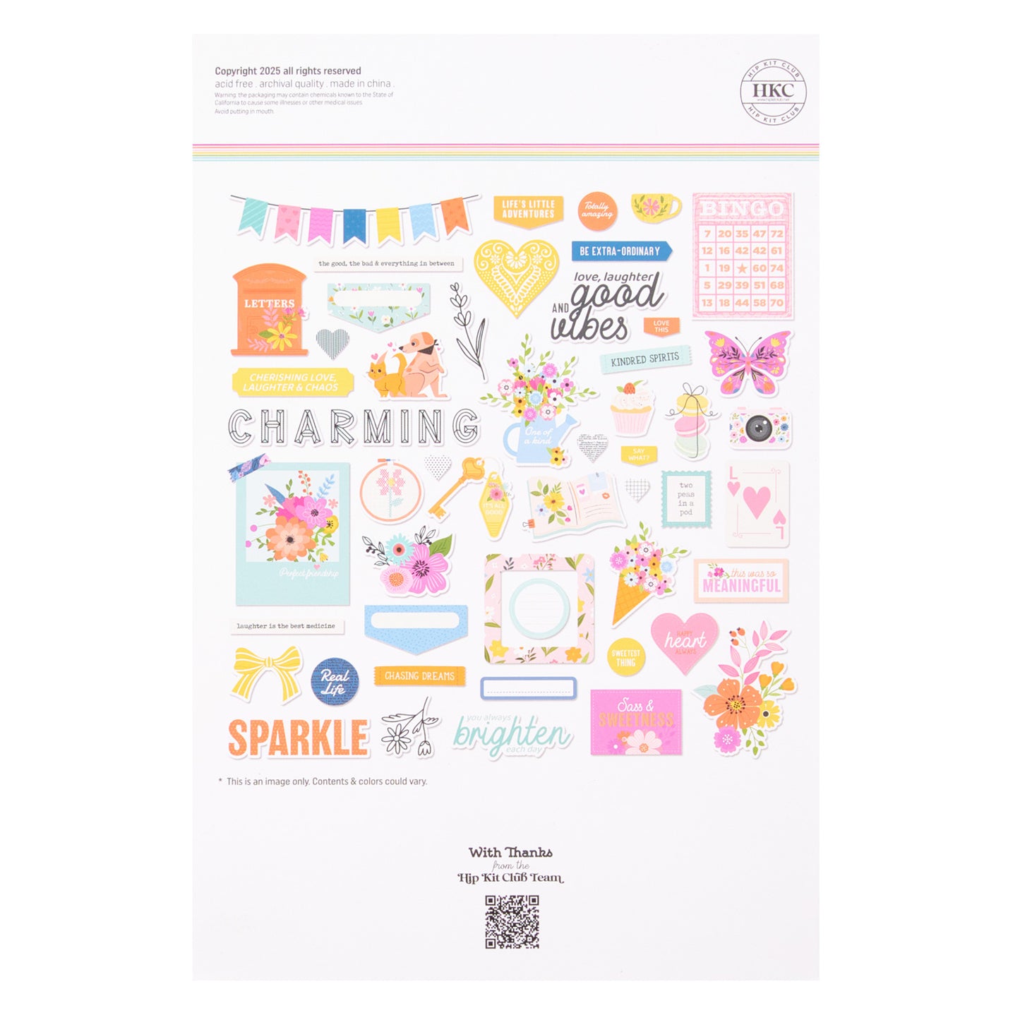Hip Kit Club - Ephemera Icons - Sass & Sweetness