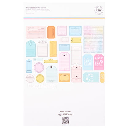 Hip Kit Club - Ephemera Journaling - Sweet Moments