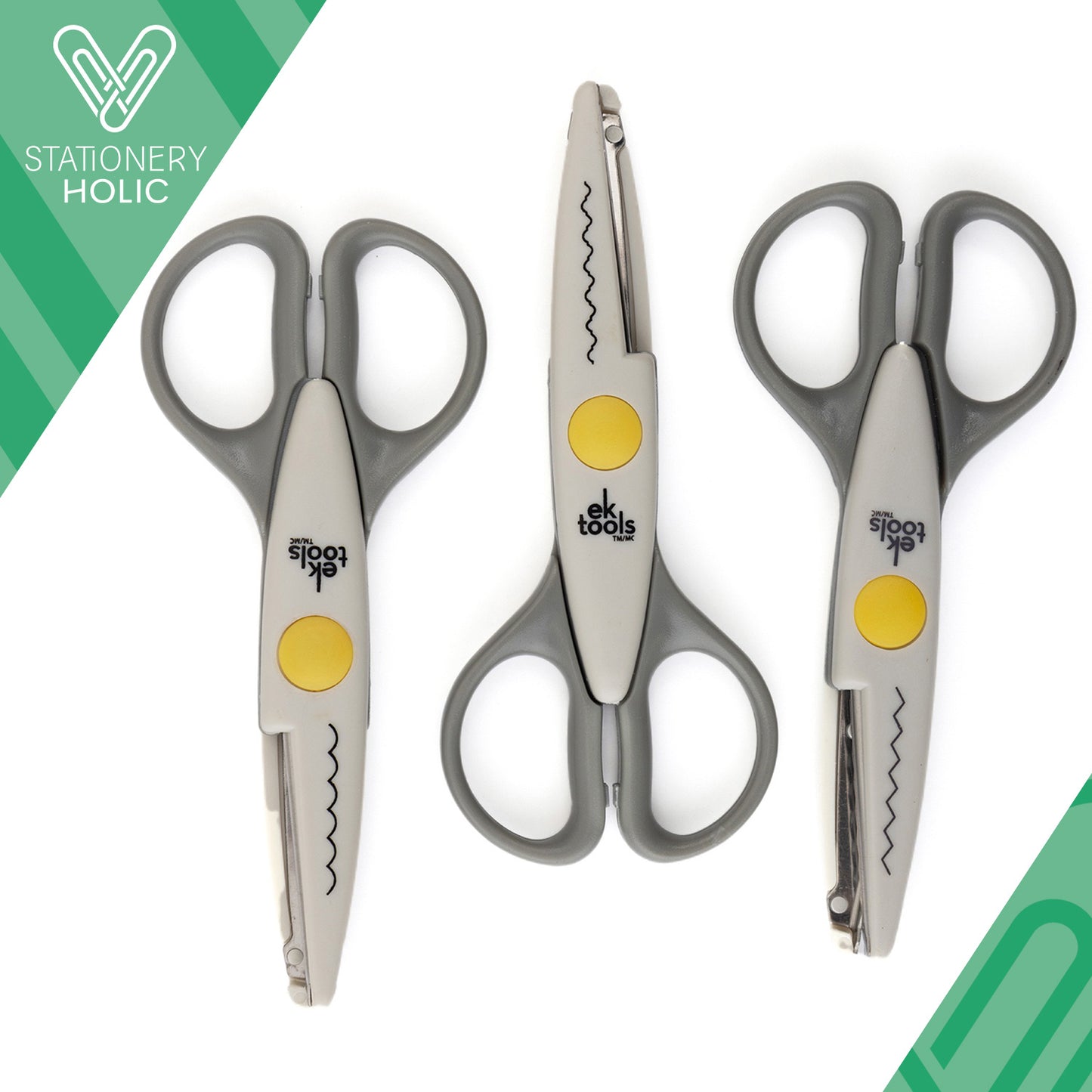 Ek Tools - Tijeras de Decorativas (3 unidades)