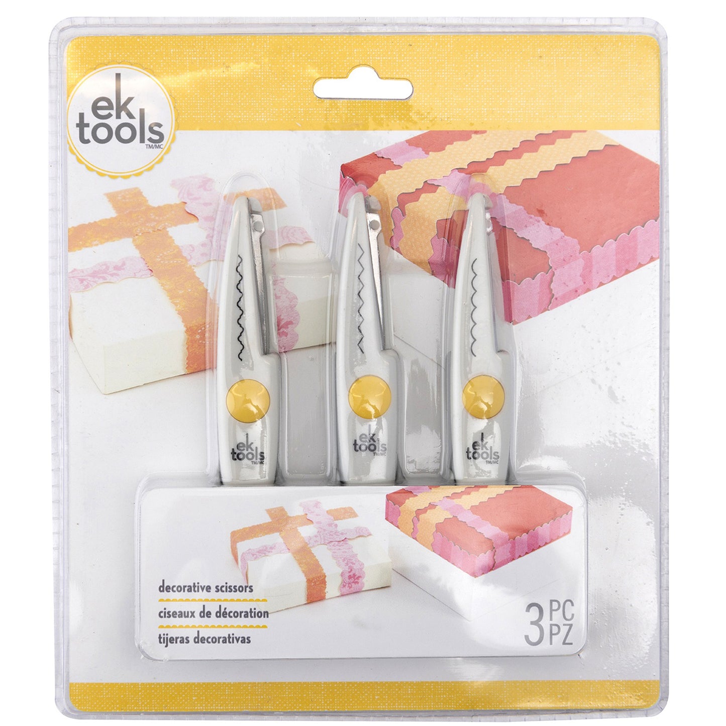 Ek Tools - Tijeras de Decorativas (3 unidades)