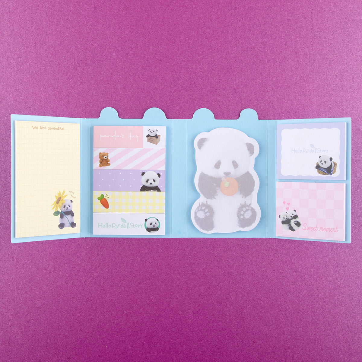 Elite - Sticky Notes Memo - Hello Panda Celeste