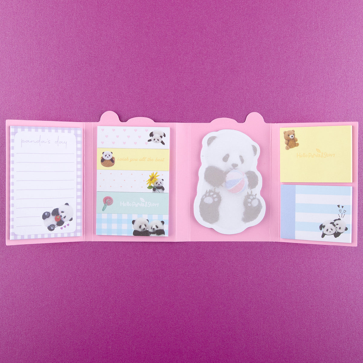 Elite - Sticky Notes Memo - Hello Panda Rosado