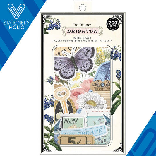 Bo Bunny - Ephemera y Washi Stickers - Brighton