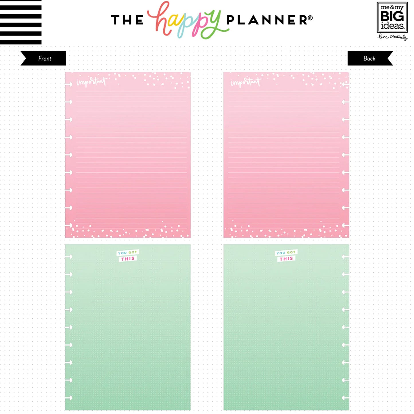 Happy Planner - Papel Classic - Colorful