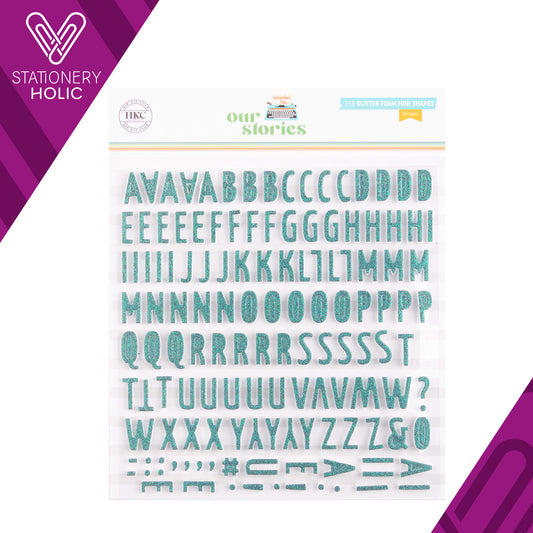 Hip Kit Club - Foam Stickers Alpha - Our Stories