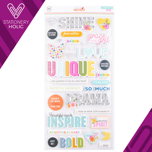 Hip Kit Club - Foam Stickers - Sass & Sweetness