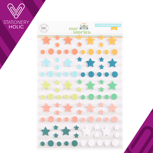 Hip Kit Club - Foam Stickers Shapes - Our Stories