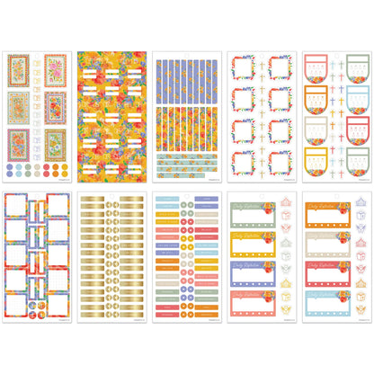 Happy Planner - Sticker Book - French Papers Faith