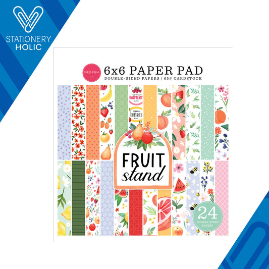 Echo Park - Bloc Papel 6 x 6 - Fruit Stand