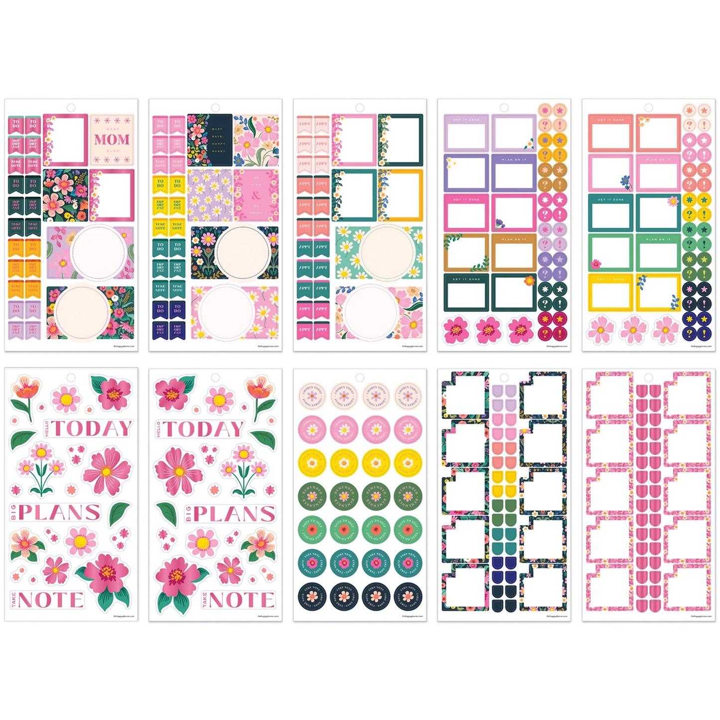 Happy Planner - Sticker Book - Golden Garden
