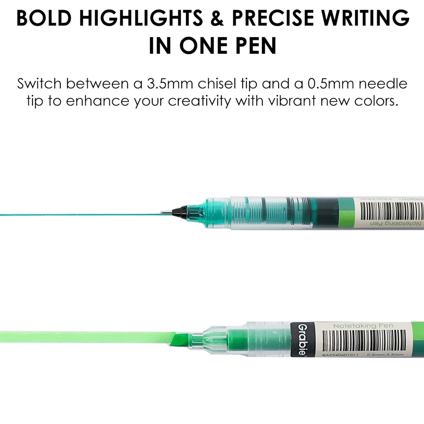Grabie - Lapiceros/Resaltadores Dual - Note Taking Soft Serenity