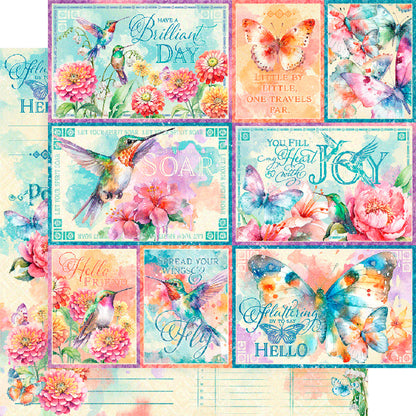 Graphic 45 - Colección 12 x 12 - Flight Of Fancy