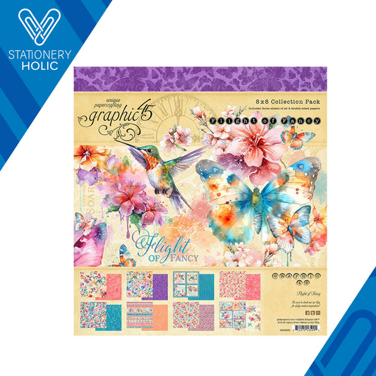 Graphic 45 - Colección 8 x 8 - Flight Of Fancy