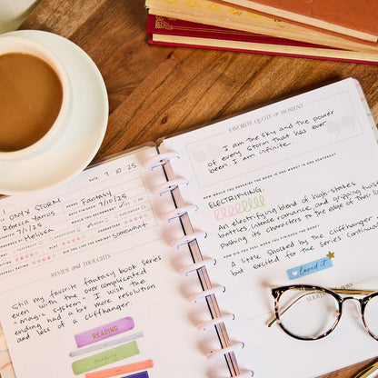 Happy Planner - Journal Guiado Classic - Book Club Reading