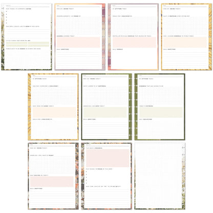 Happy Planner - Journal Guiado Classic - Modern Nature