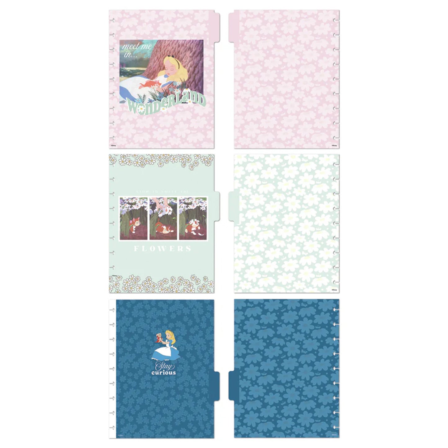 Happy Planner - Happy Notes Classic Lineas - Disney Alice In Wonderland Curious