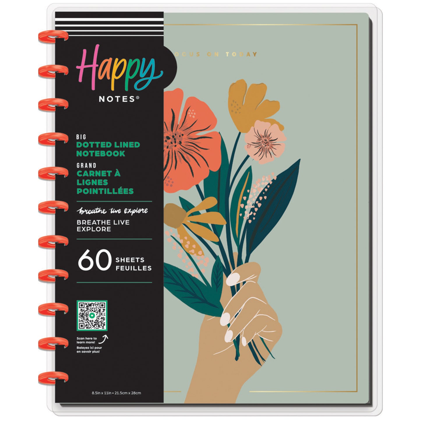Happy Planner - Happy Notes Big - Breathe Live Explore