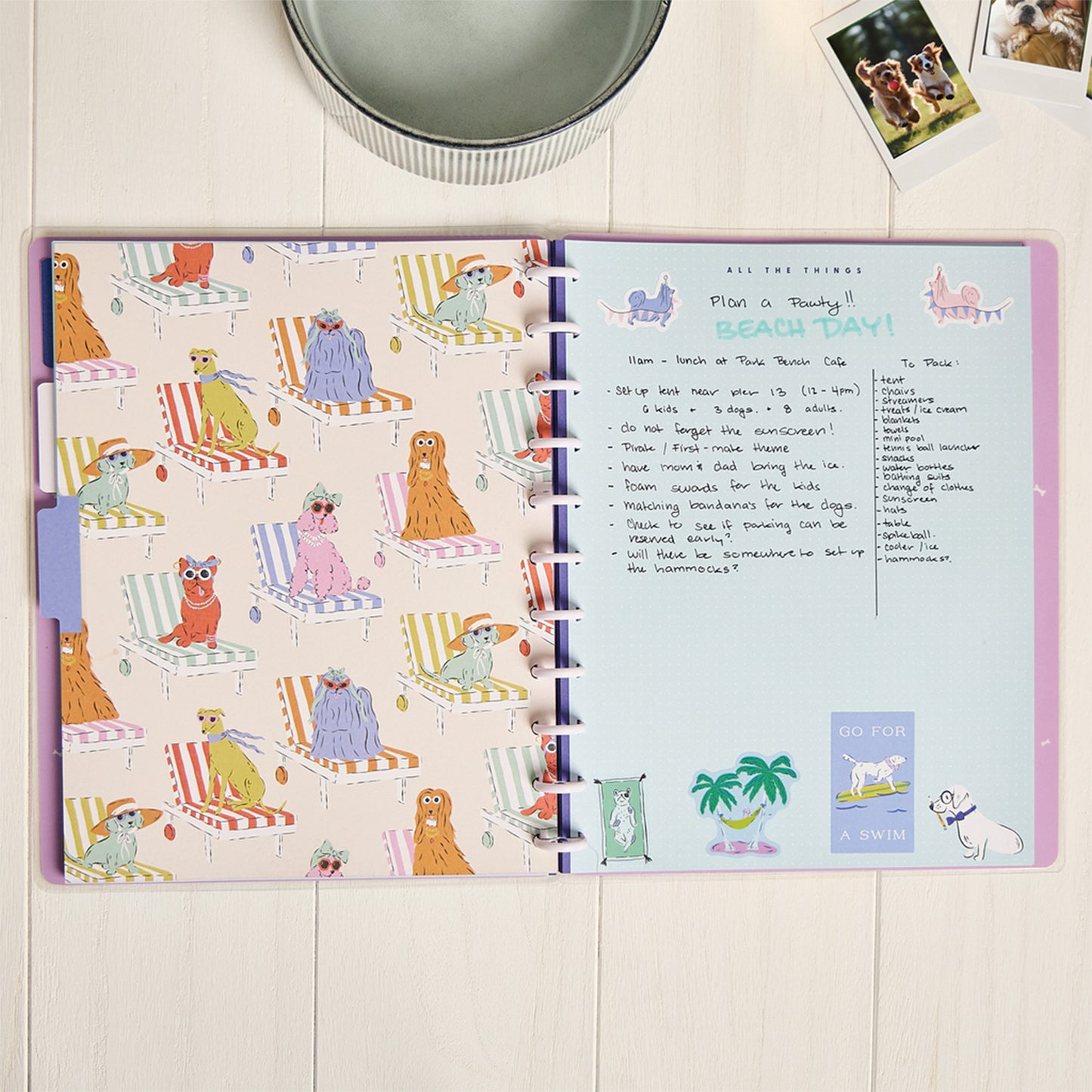 Happy Planner - Happy Notes Big - Paws-itive Year