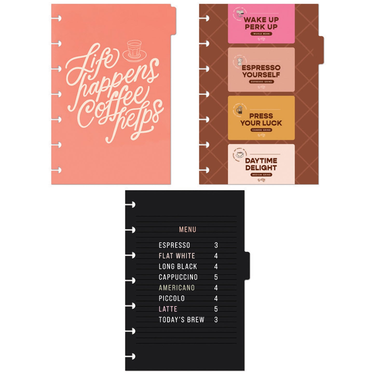 Happy Planner - Happy Notes Mini - Cafecore