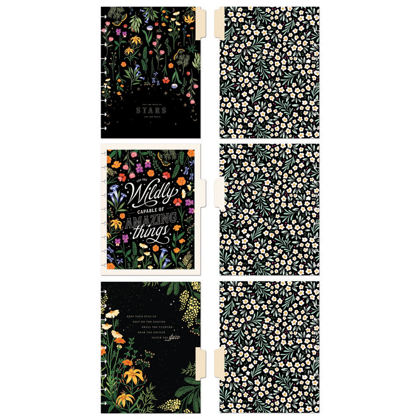 Happy Planner - Happy Notes Classic - Moody Blooms