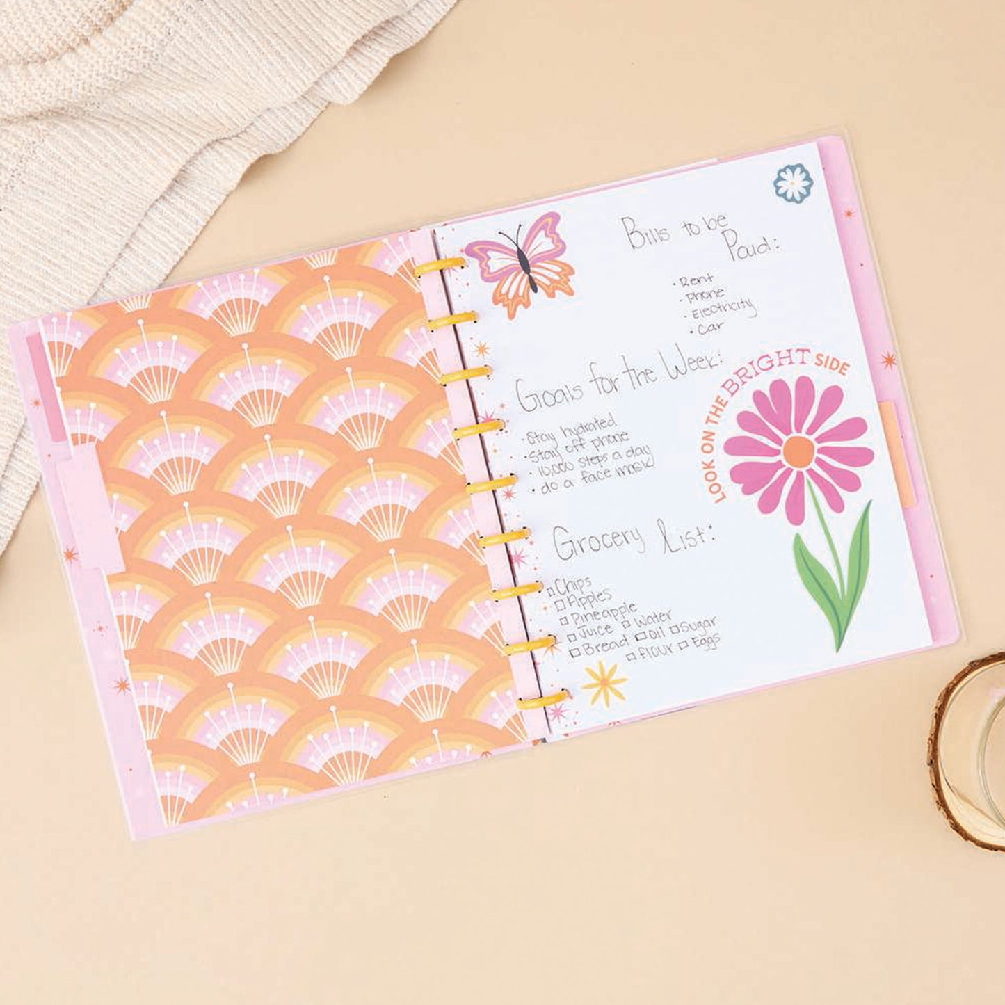 Happy Planner - Happy Notes Classic Lineas - Retro Sunset