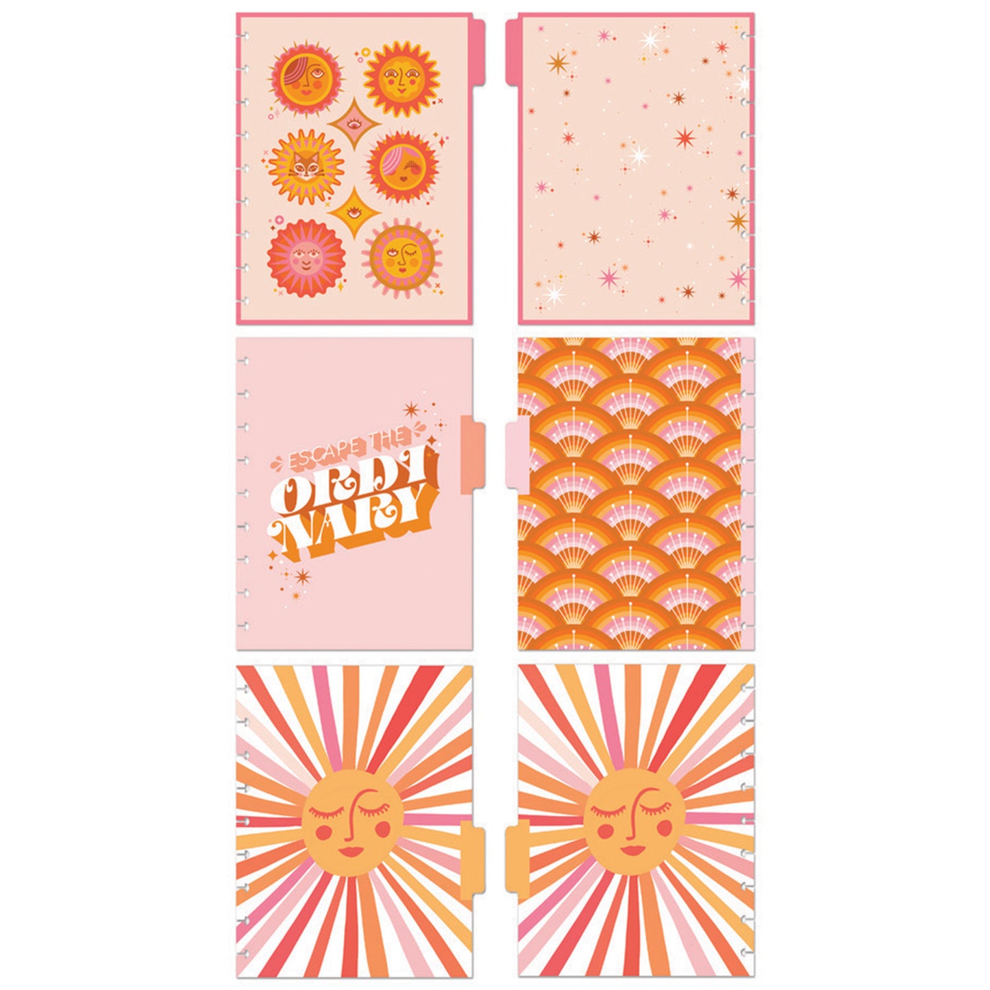 Happy Planner - Happy Notes Classic Lineas - Retro Sunset