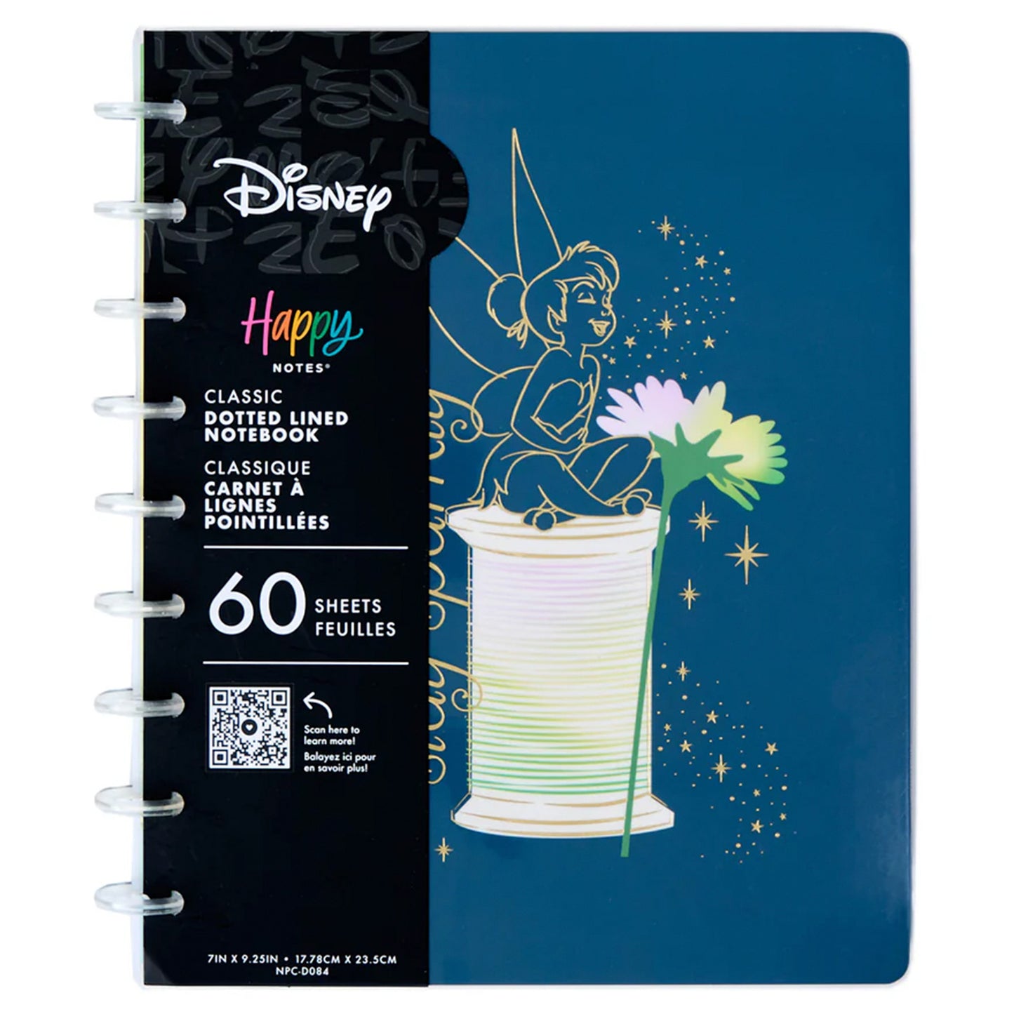 Happy Planner - Happy Notes Classic Dotgrid - Disney Tinker Bell Stay Sparkly