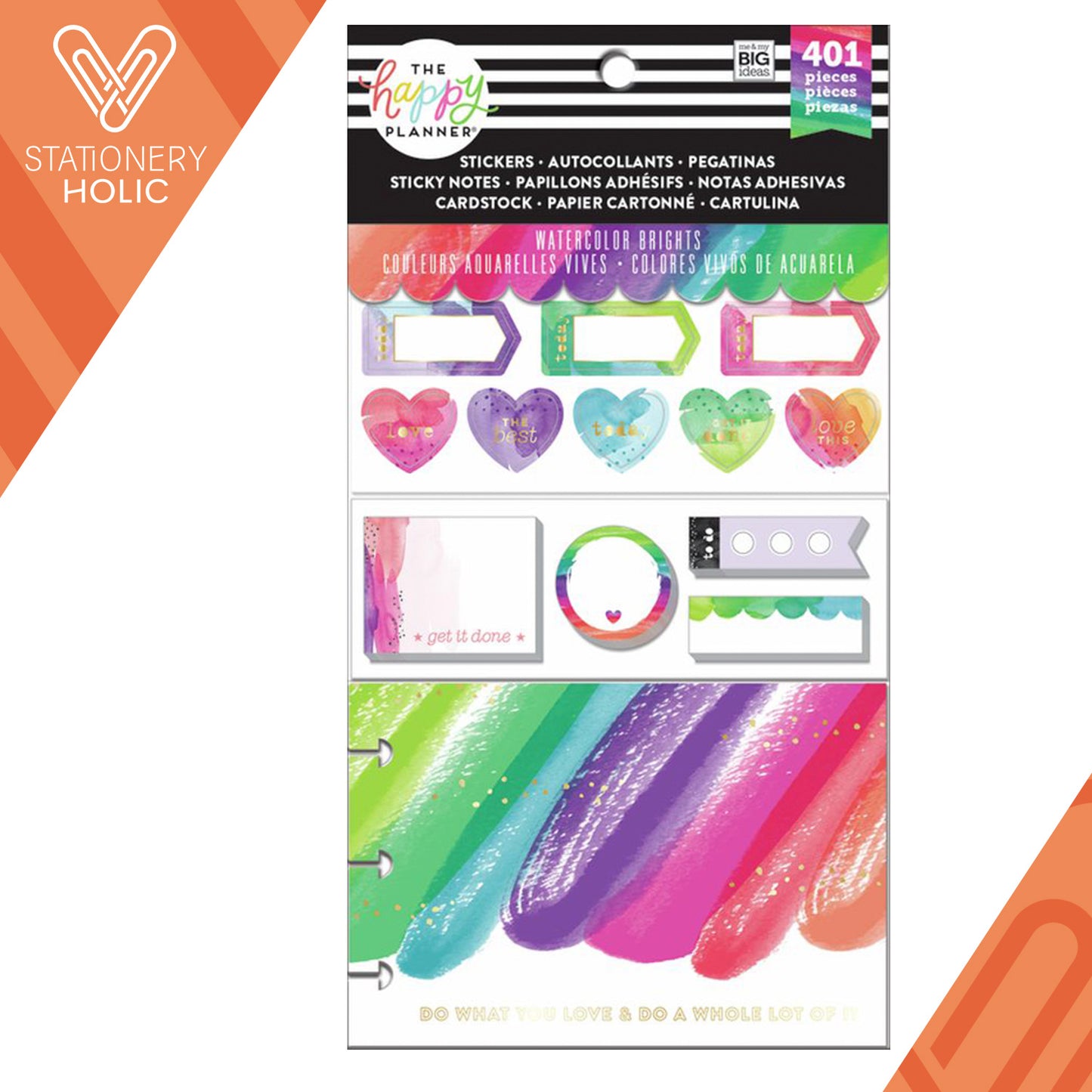 Happy Planner - Multi Accessory Pack - Watercolor Brights