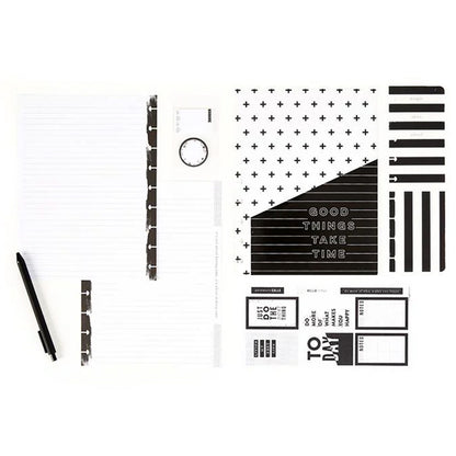 Happy Planner - Accessory Pack - Black & White