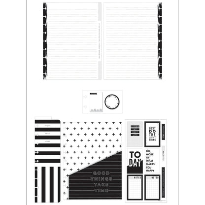 Happy Planner - Accessory Pack - Black & White