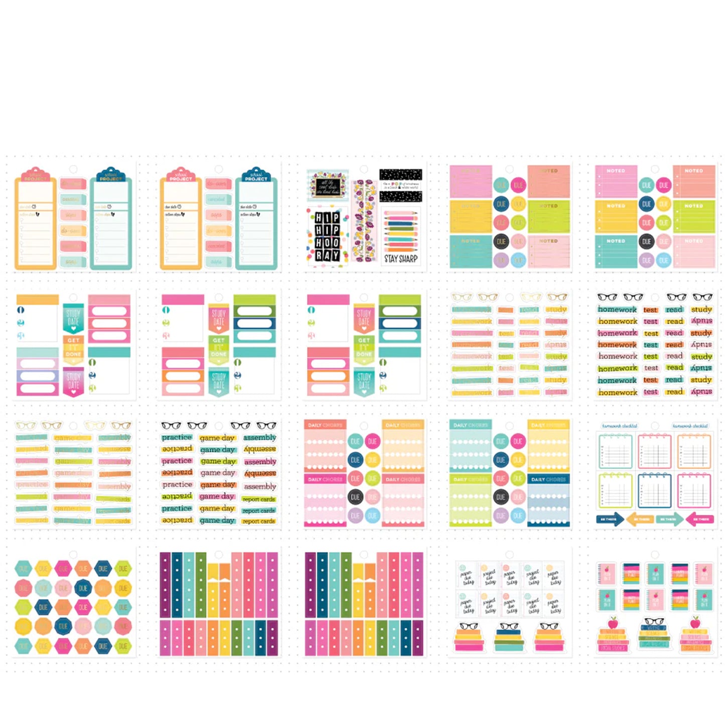 Happy Planner - Multipack - Stay Sharp