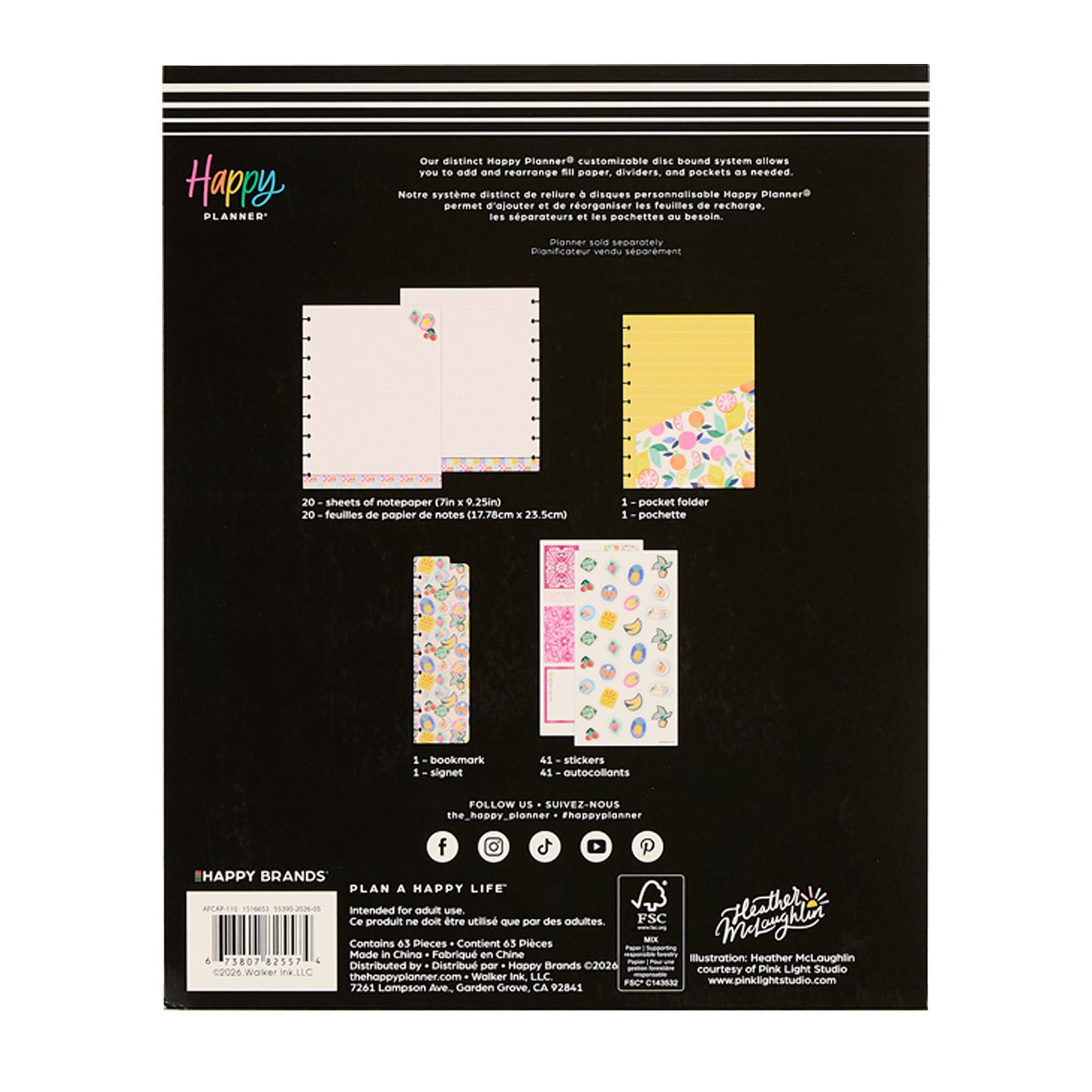 Happy Planner - Accessory Pack Classic - Sunshine Splash