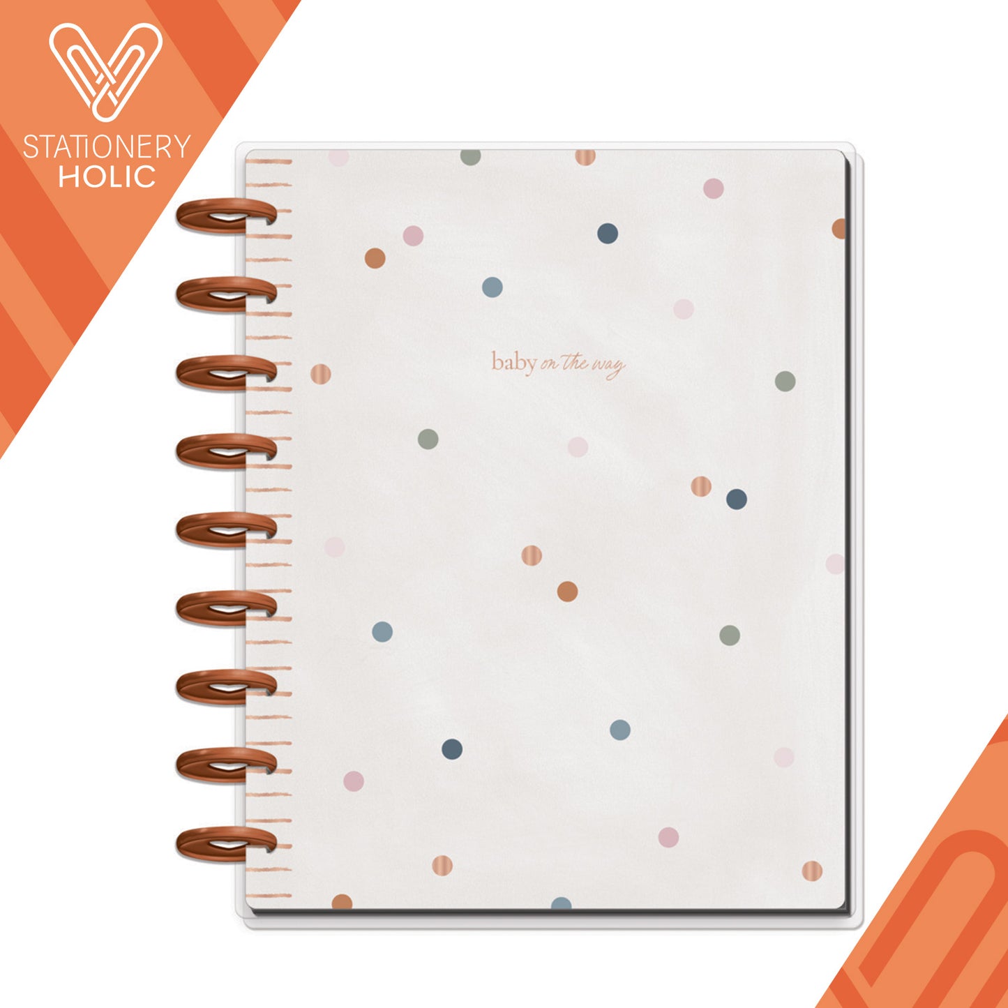 Happy Planner - Planner Classic (3 trimestres undated) Pregnancy - Baby On The Way