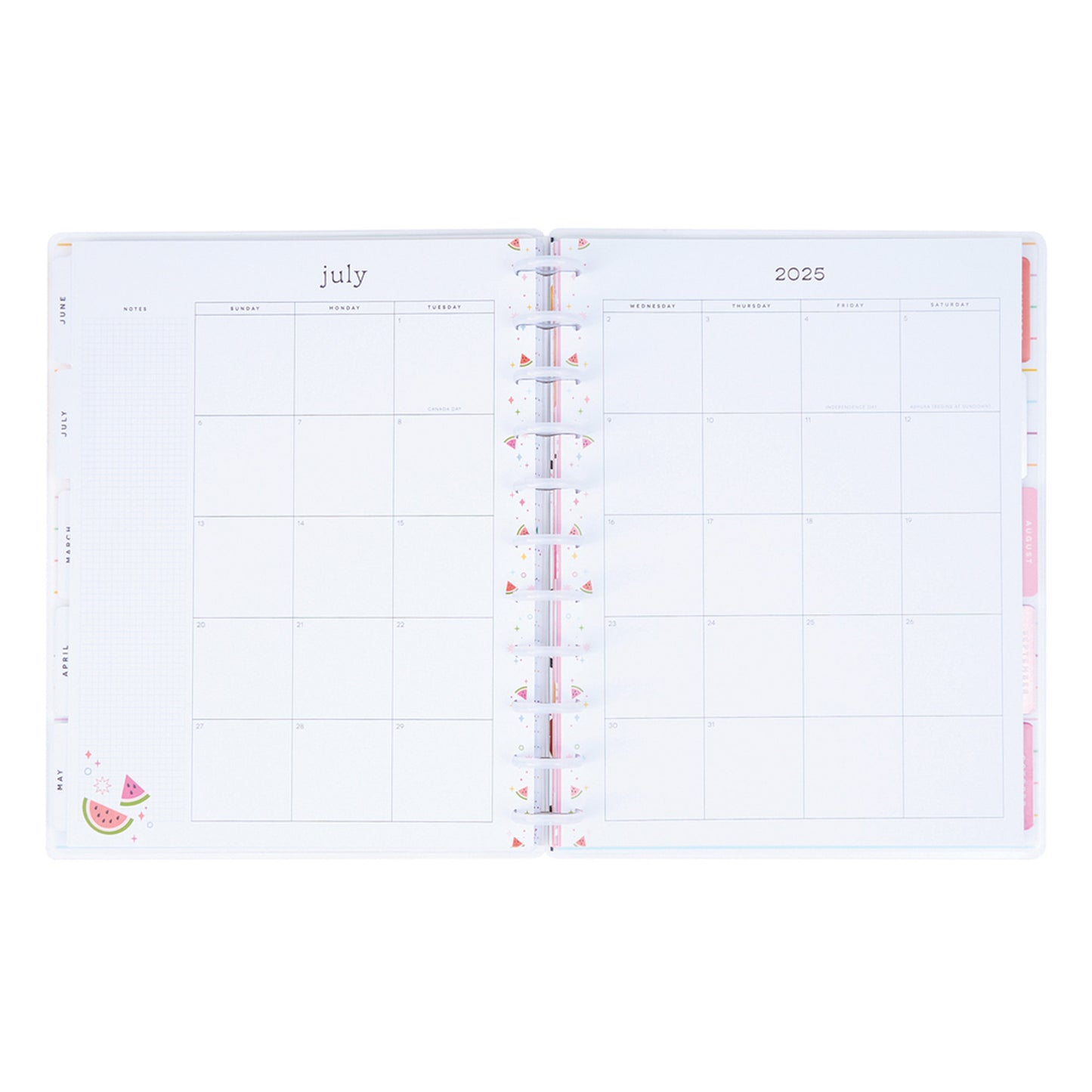 Happy Planner - Planner Big (2025) Dashboard - Seasons of Joy