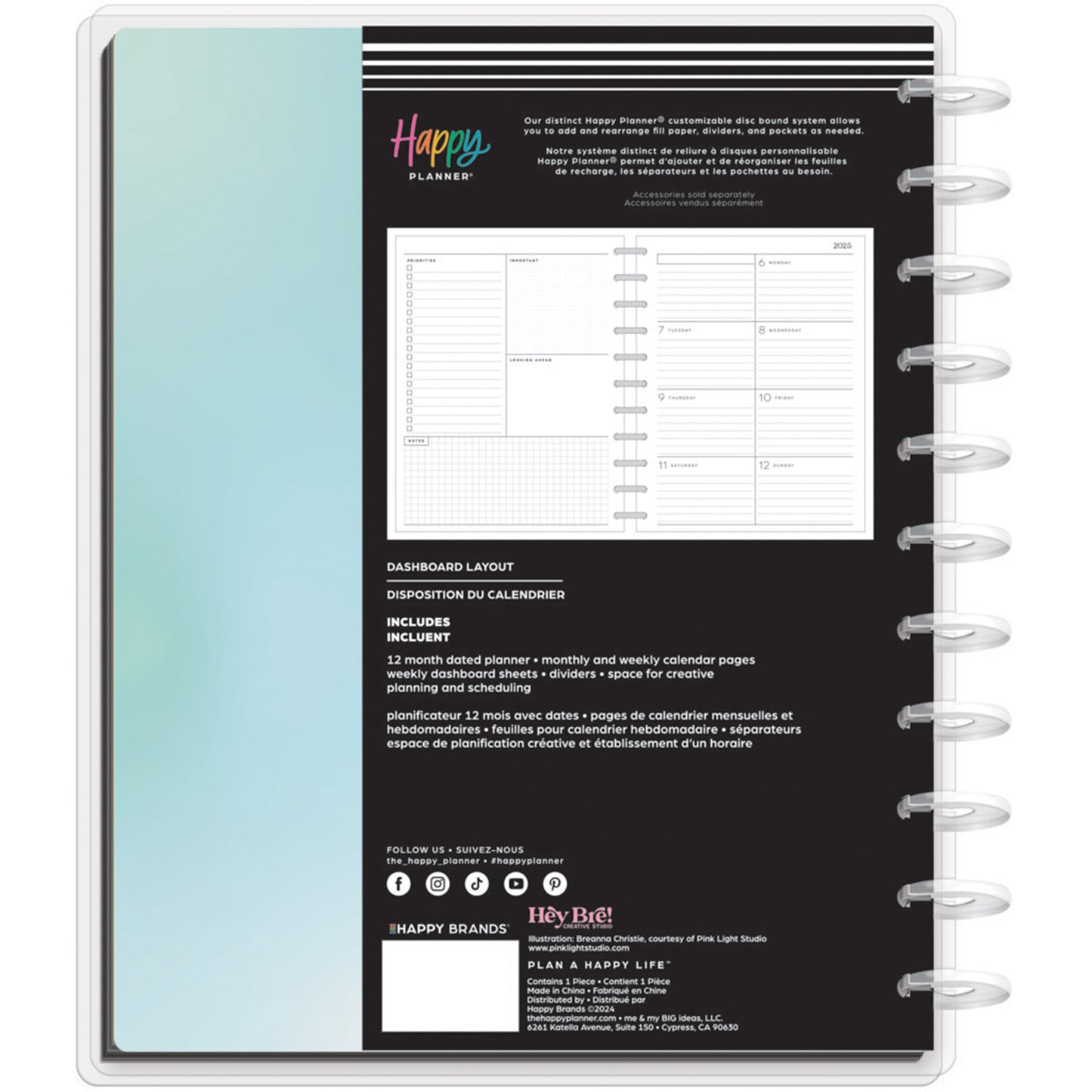 Happy Planner - Planner Big (2025) Dashboard - Seasons of Joy