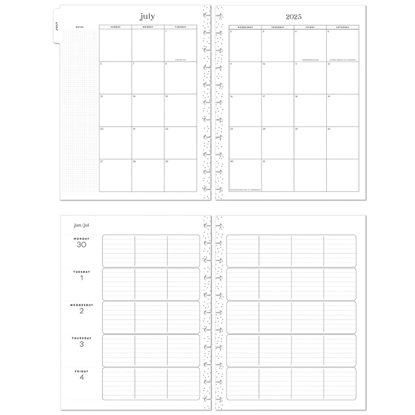 Happy Planner - Planner Big 12 Meses (jul25 - jun26) - Teach Happy