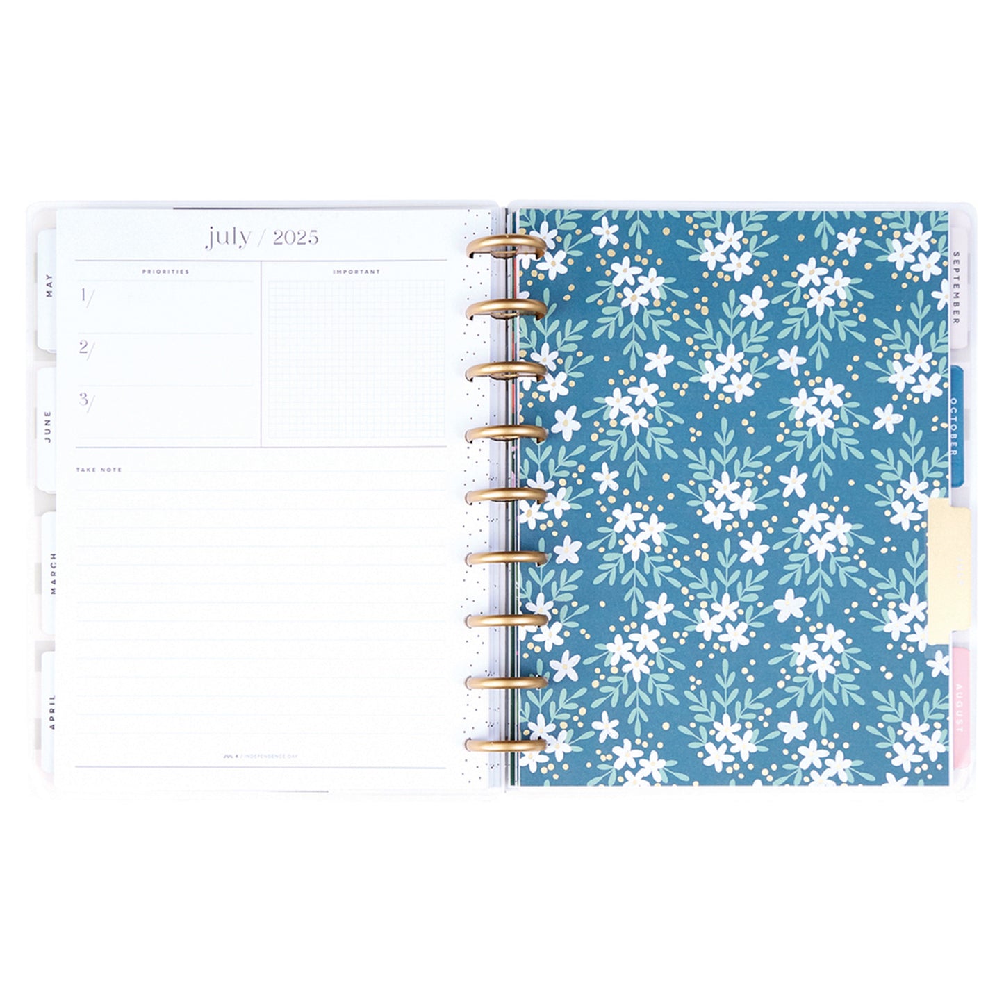 Happy Planner - Planner Classic (2025) Vertical - Blooming Bouquet