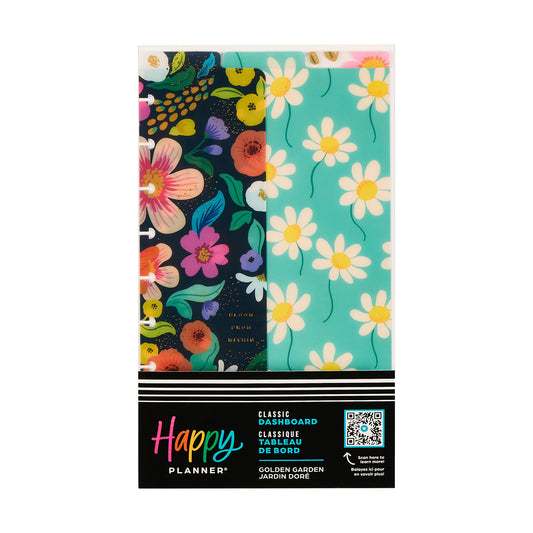 Happy Planner - Dashboards Classic - Golden Garden